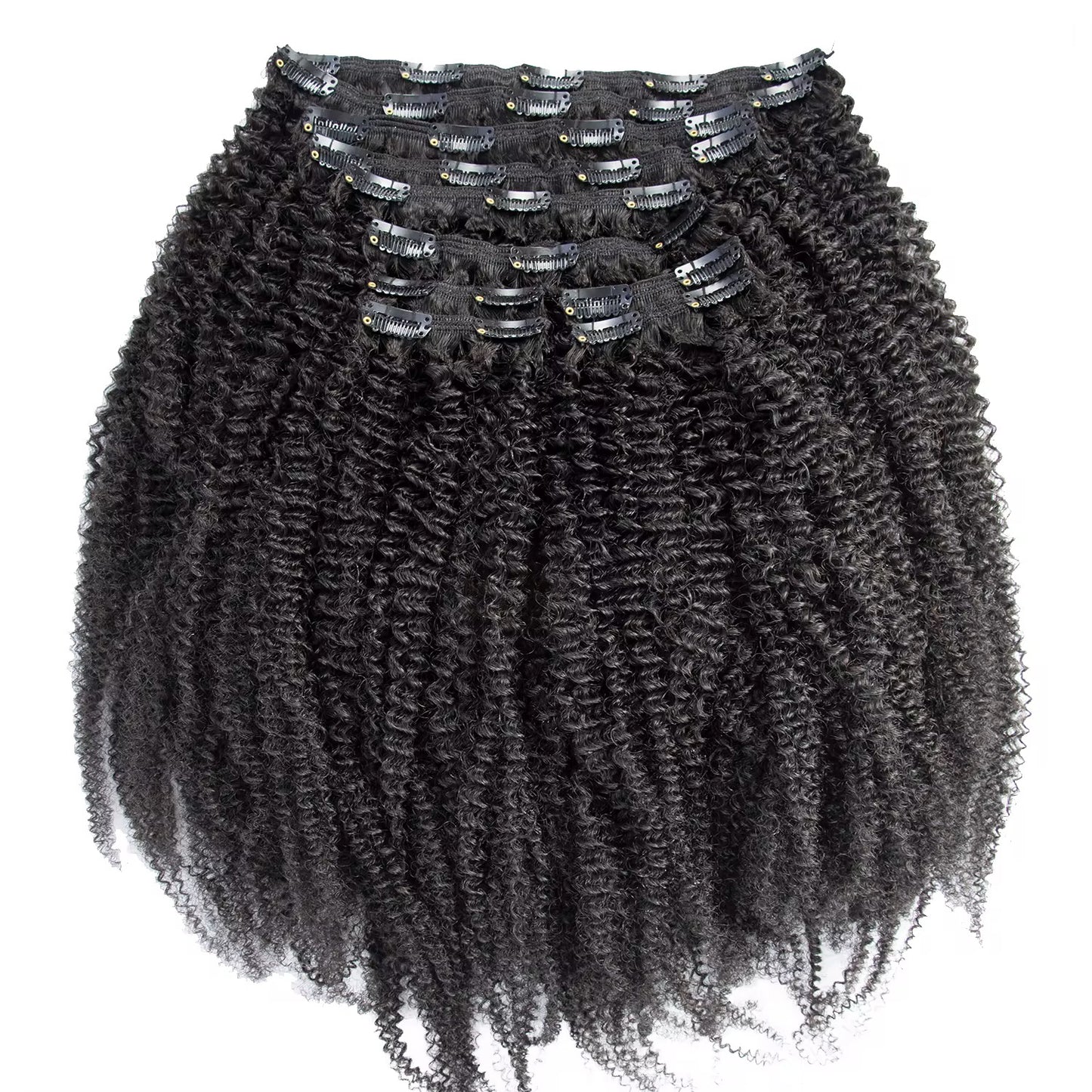 Kinky Curly Premium Virgin Clip-In Hair 1b