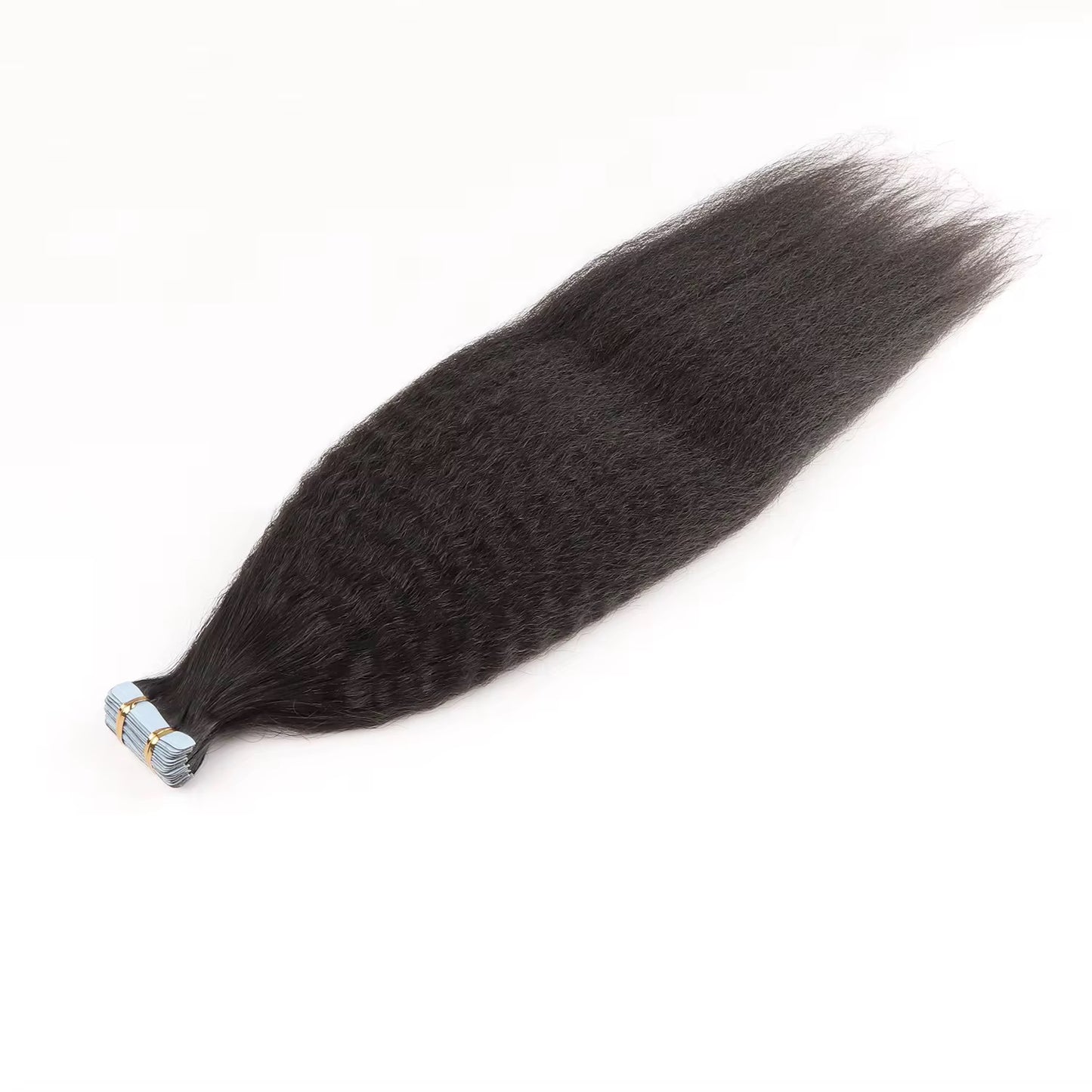 Kinky Straight Premium Virgin Tape-In Hair 1b