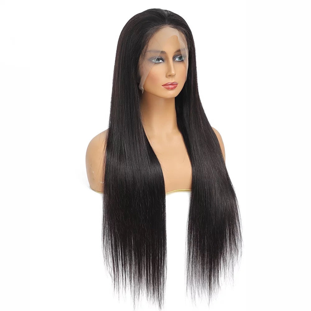 Straight frontal wig