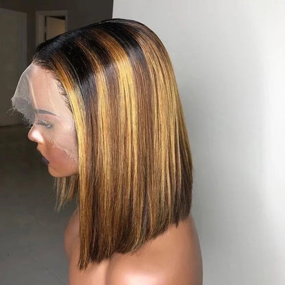 Highlighted frontal wig