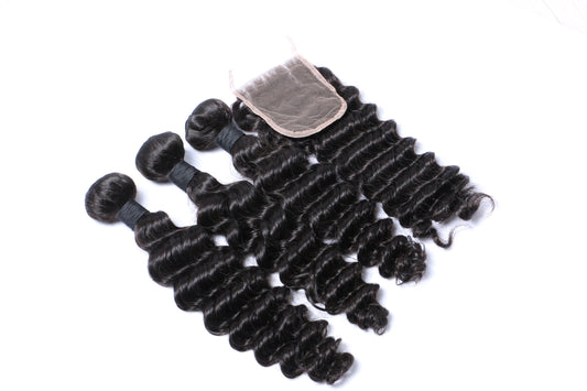 Deep Wave bundles + 5x5 HD closure #1b
