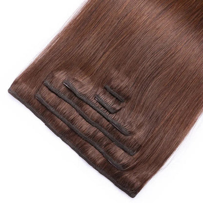 Human hair clips ins #4